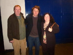 Social Group Organisers Andrew & Cathy with Comedian Milton Jones